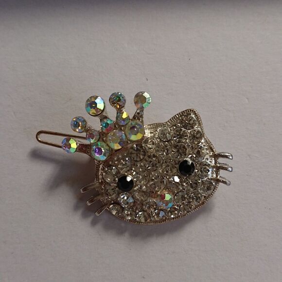 Hello kitty rhinestones hair clip - Picture 1 of 6